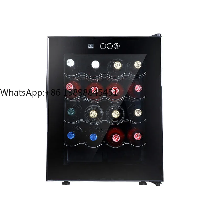 

Wine Cooler Refrigerator 46L 20 Bottles Wine Cabinet Fridge Freestanding