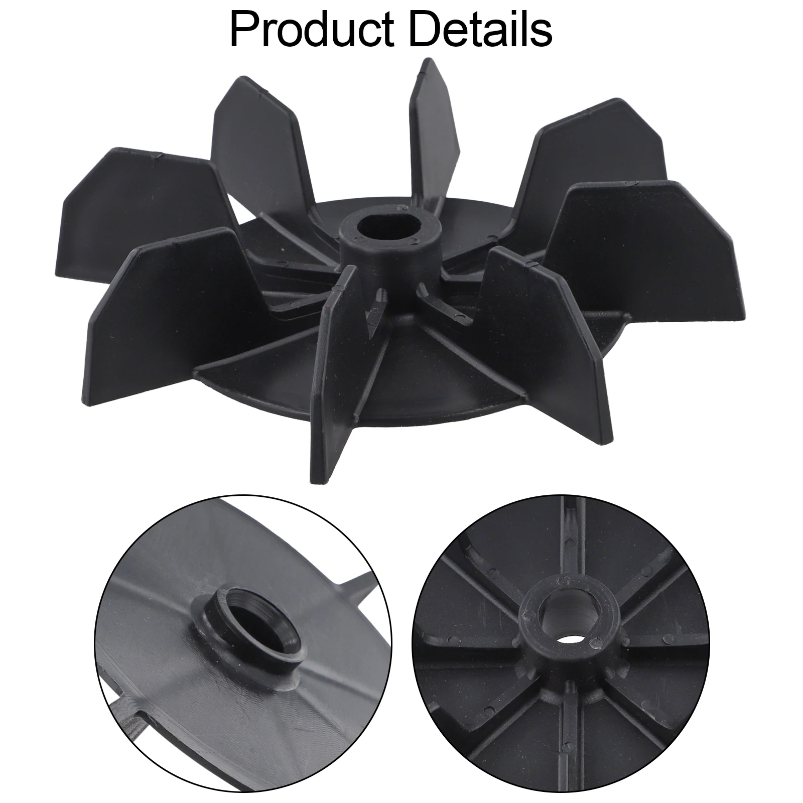 For Ottos-Compatible Direct Motor Fan for Air Compressor Systems 150mm Outer Diameter Plastic Durability Focus