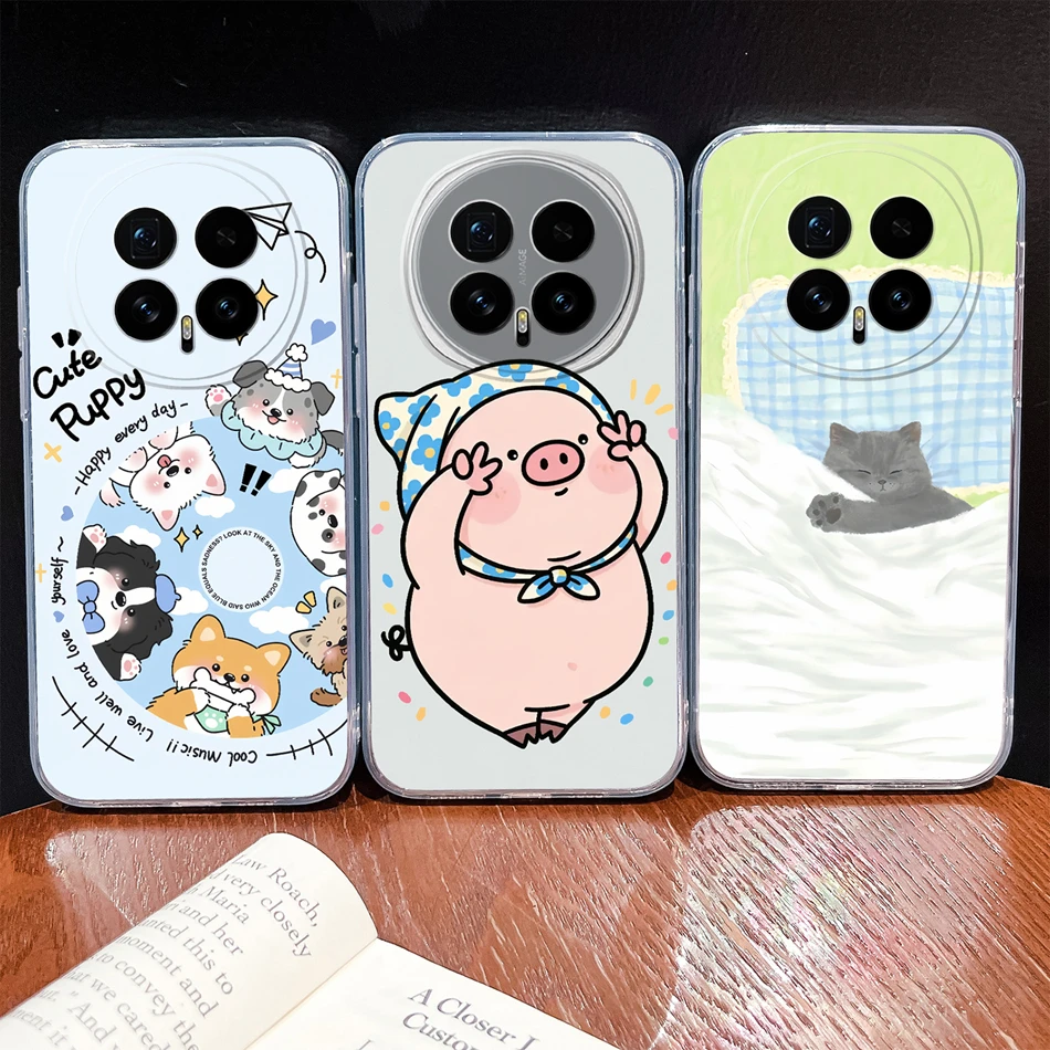 حافظة لهاتف Honor Magic8 7 6 5 Pro مصد هاتف جميل كرتوني ناعم ونحيف من مادة البولي يوريثان الحراري لهاتف Honor Magic5 Lite خفيف الوزن #1