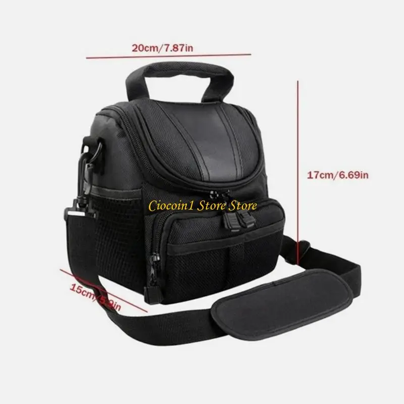 A3PC محمولة الصدمات تصوير الفوتوغرافي كيس الكتف مقاوم للماء مادة الجيب الأمامي السوستة أمامي لمعدات الكاميرا