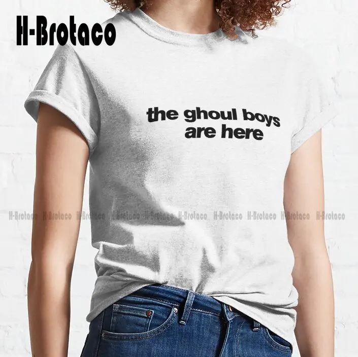 Buzz Feed Unsolved The Ghoul Boys Are Here Classic T-Shirt Womens Tshirts Graphic Oversized Graphic T Shirts 100% Cotton Xs-5Xl