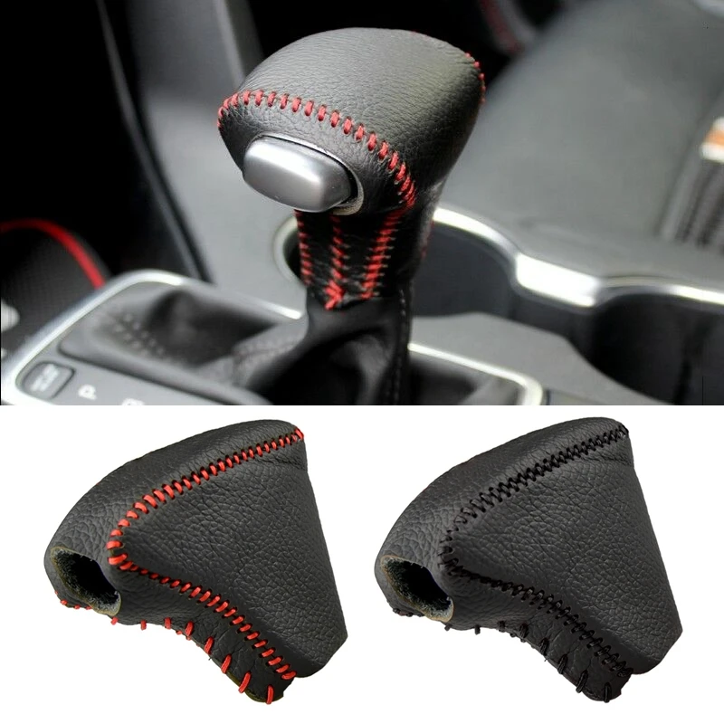 أطواق رأس تغيير تروس السيارة ، غطاء أحمر ، غطاء مقبض ناقل الحركة لكيا ريو 4 ، K2 ، سبورتاج ، أوبتيما ، K5 ، KX5 ، نيرو ،