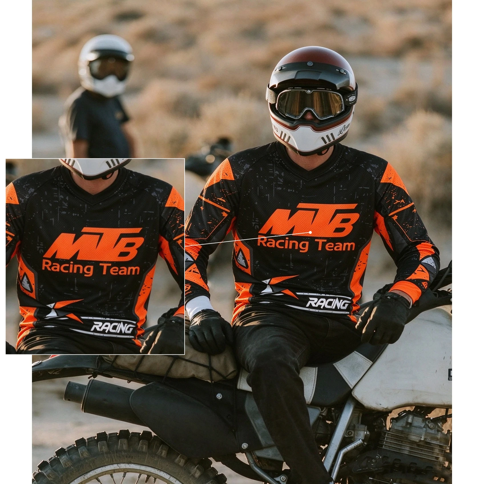 New Downhill Jerseys Mountain Bike MTB Shirts Offroad Motorcycle Jersey Motocross Quick Drying Long Sleeved Sportwear Clothing