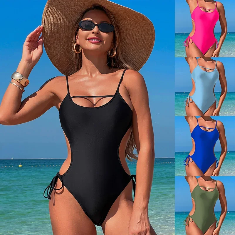 

New Women's Sexy and High-end Backless One-piece Swimsuit