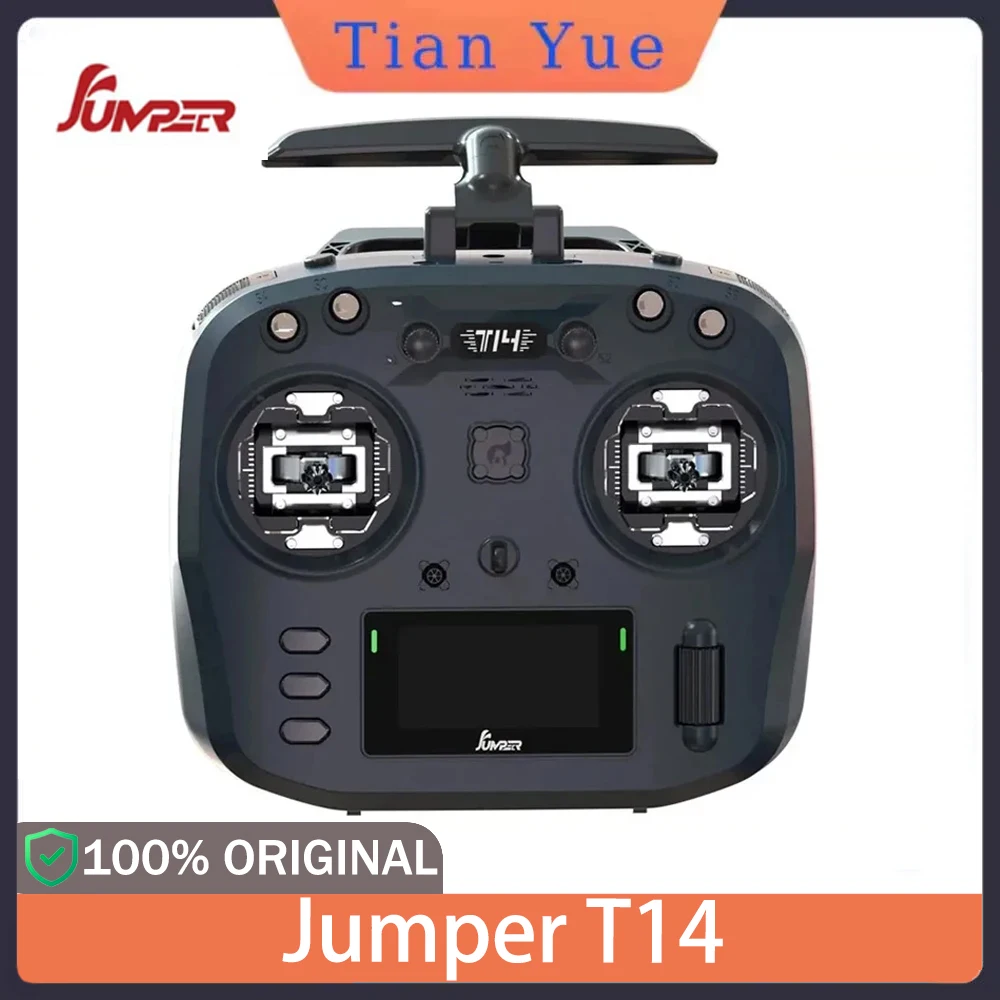 Jumper T14 – contrôleur de capteur Hall CNC multicolore, 2.42 pouces OLED pour Drone FPV Racer RC Hobby, outil haute Performance