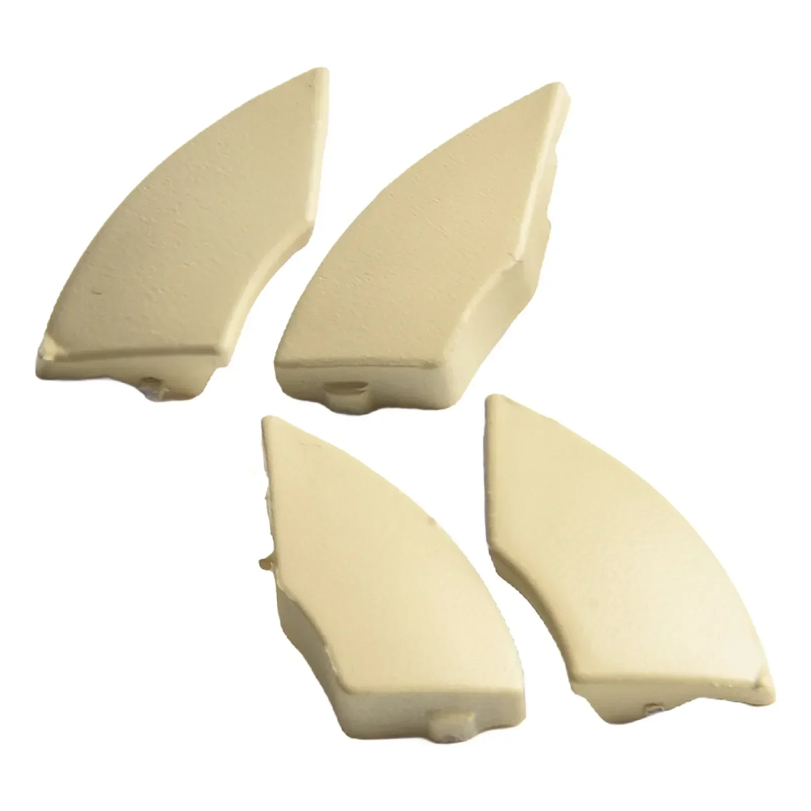 4Pcs Beige Buttons Trim Cover  For Radio From 2008 Onwards Radio Single Choice Cd Button Trim Mold Cover Removal