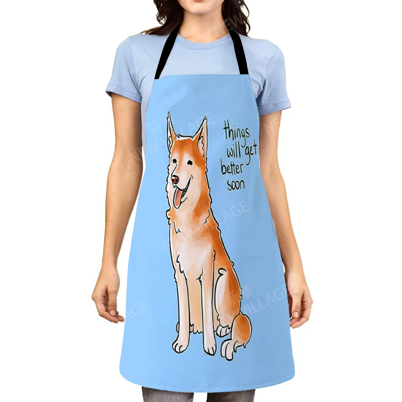 Aesthetic Women kitchen apron kids original Children Waterproof girl  princess waiter work apron oil proof cartoon kawaii cute