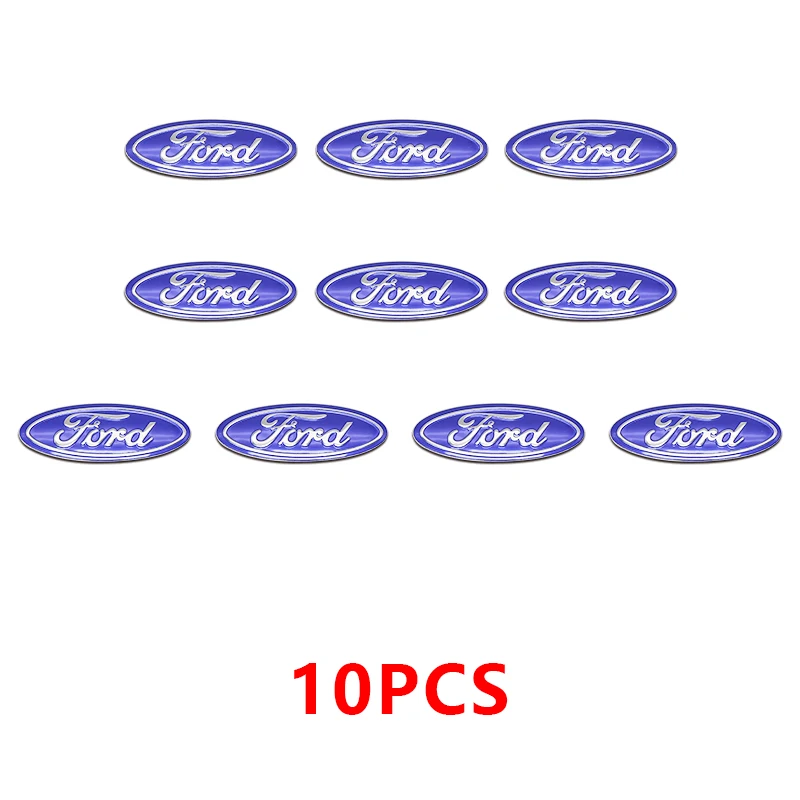 21MM Ford Logo Car Remote Key Exquisite Emblem Sticker For F150 Focus Ranger Fiesta Transit Mustang Mondeo Escape MK2 MK3 Fusion - view 3