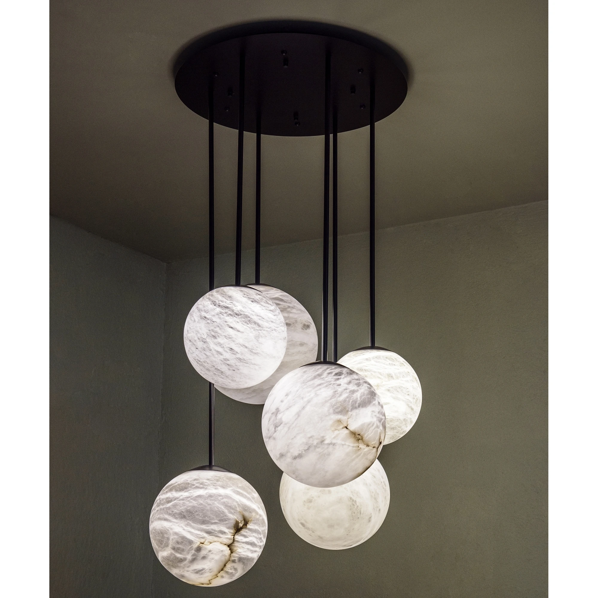 

Nordic Style Modern Marble Lamp Indoor Decorative Kitchen Island Living Room Bedroom Bedside Coffee Shop Luxury Pendant Lights