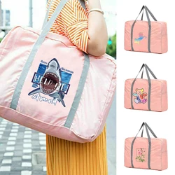 Bolsa de viaje plegable de nailon, bolso de viaje de gran capacidad para hombres y mujeres, nueva moda, bolsa de lona, bolsa de almacenamiento de equipaje, bolsos de mano