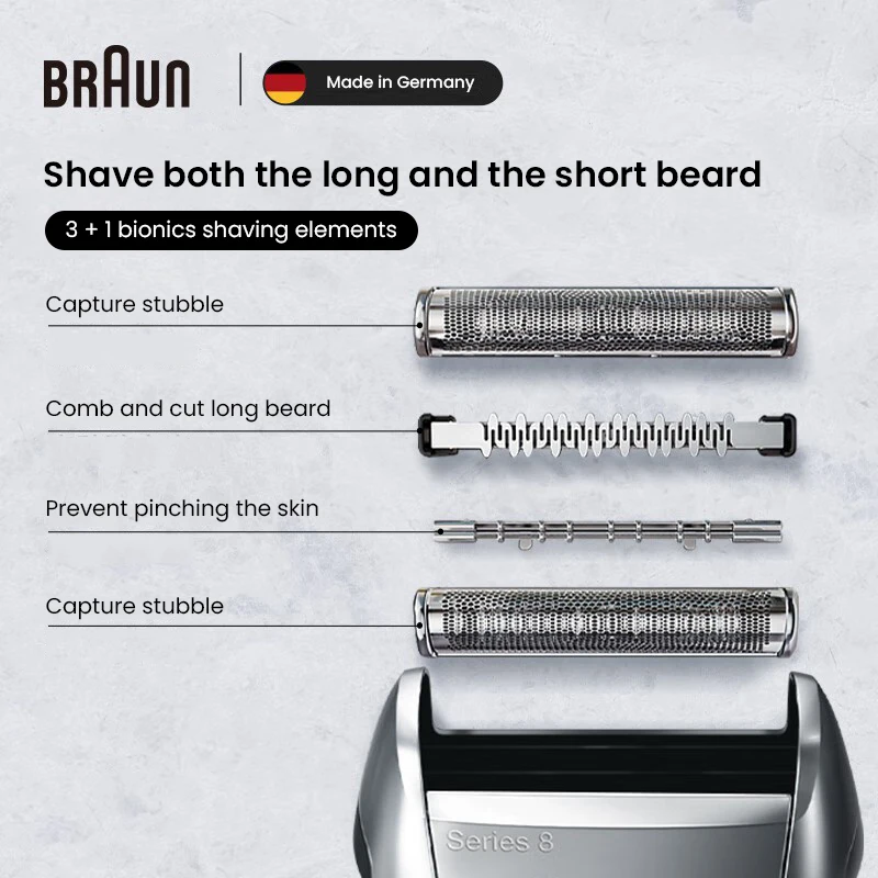 Бритвенная головка Braun 94A для бритв Braun S9 Active для электробритв Braun 9017s, 9013s, 9063cc, 9067cc 8553, 8517