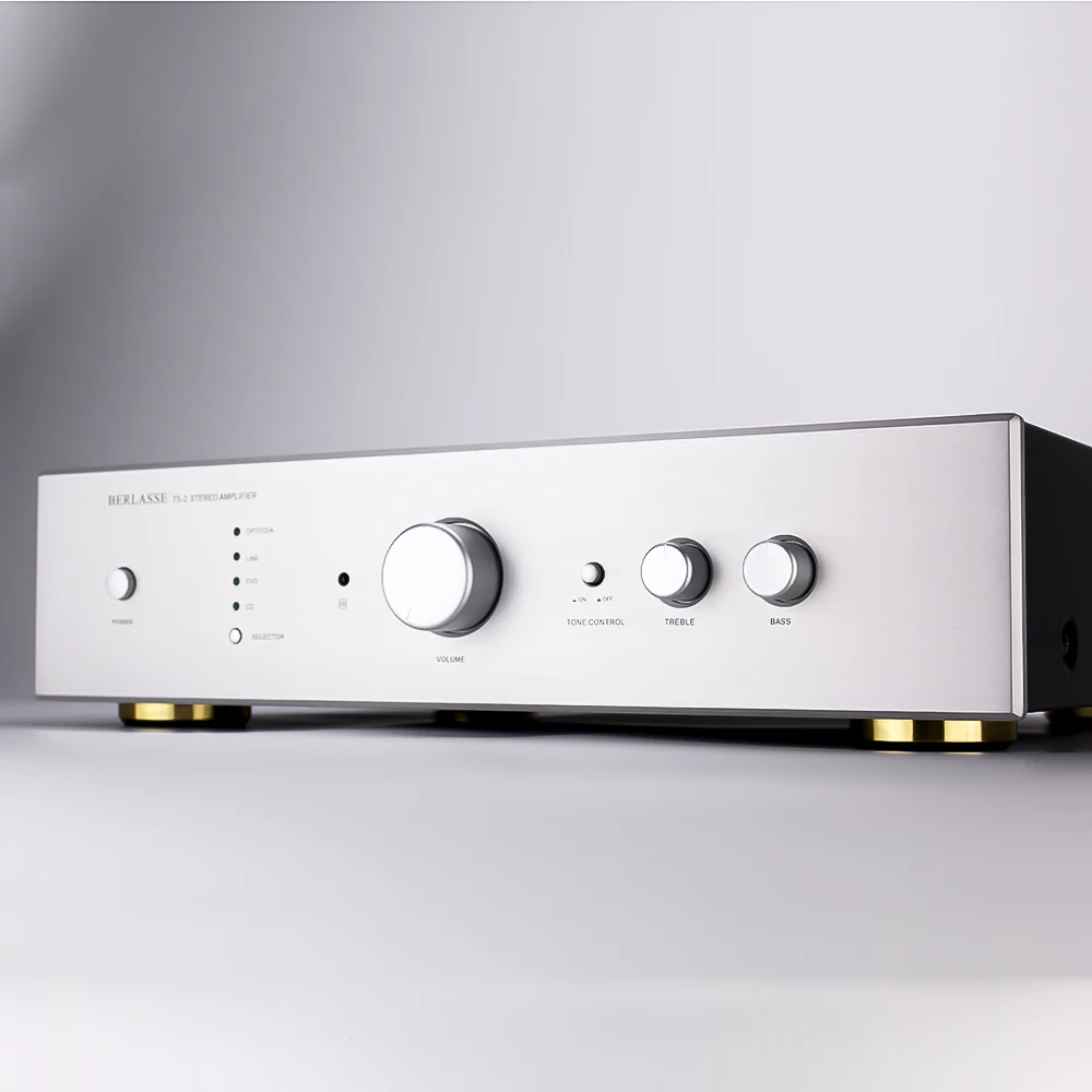 Усилитель звука BERLASSE TS-2, 150 Вт * 2, Hi-Fi стерео, домашний высококачественный аудиоусилитель звука, Bluetooth 5,0, пульт дистанционного управления