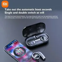 Xiaomi S901 bone conduction Bluetooth TWS wireless LED display screen motion noise reduction office microphone headphones
