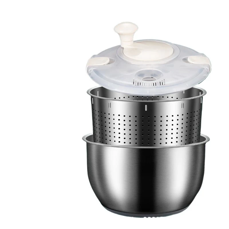 For Stainless Steel Vegetable Dehydrator Fruit and Vegetable Dryer Kitchen Drain Household Dehydration
