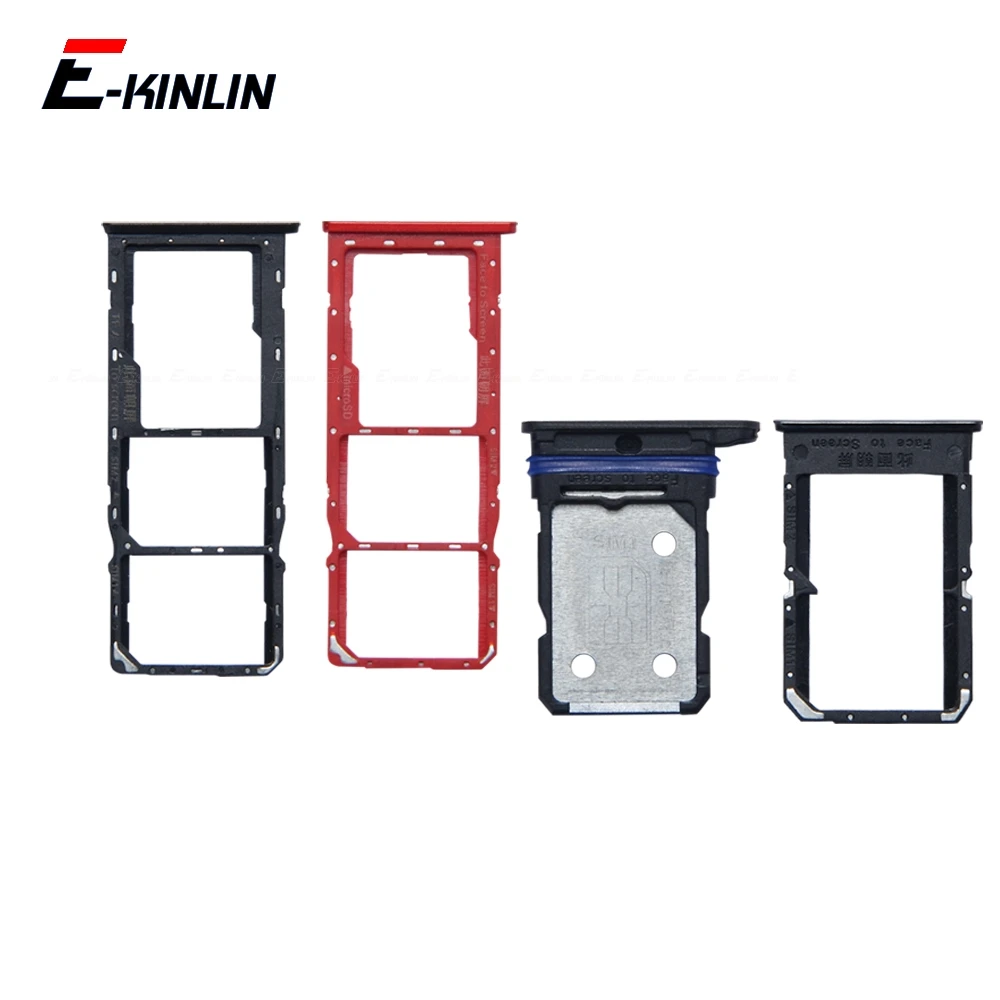 Sim Card Tray Socket Slot Reader Adapter For OPPO Reno 5 Reno5 F K Lite Pro 5G Micro SD Connector Container Repair Parts