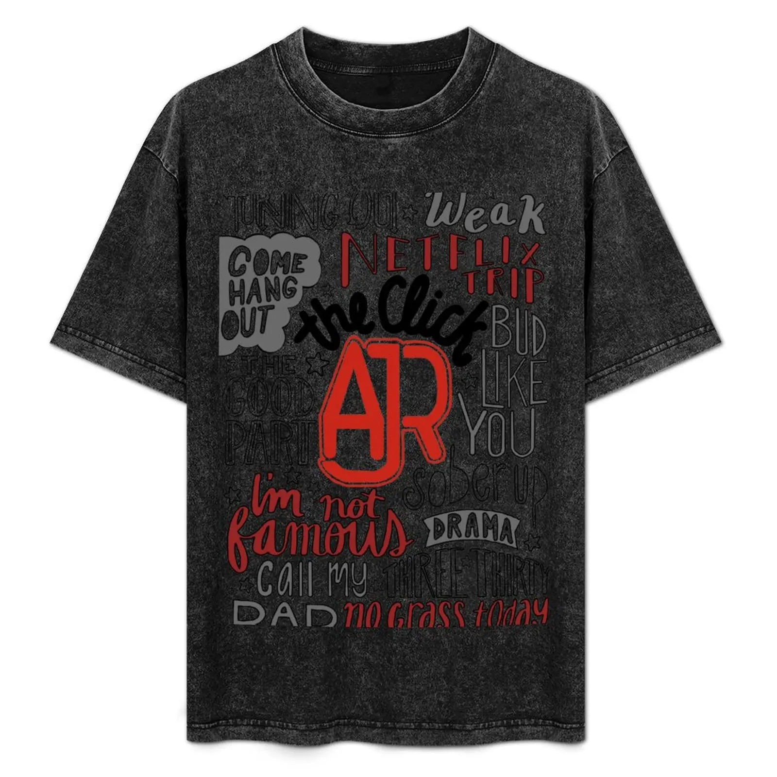 Ajr The Click With Background T-Shirt Athletic Quick Dry T-Shirt For Men