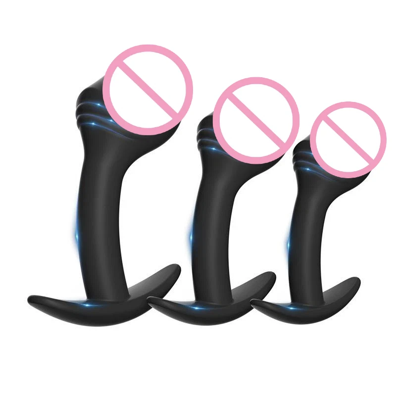 SASafe TPE Anal Plug Butt Plug Unisex Sexy Buttplug Big Dildo 4 Different Size Prostate Massager Adult Sex Toys For Men/Women