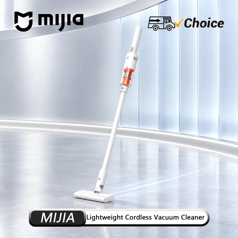 Original NEW MIJIA Lightweight Cordless Vacuum Cleaner 22000Pa 50AW Suction 110000RPM Motor 40Min Runtime Type-C Charging Dry CN