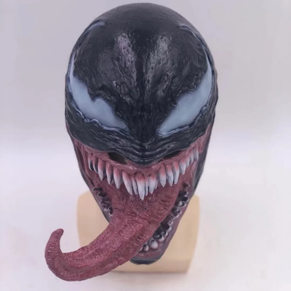 Movie Venom 2 Carnage Superhero Latex Mask Cosplay Horror Unisex Masks Easter Carnival Party Helmet Props Accessory Gift Props