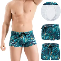 Swimsuit Beach Quick Drying Trunks For Men Swimwear sunga Boxer Briefs zwembroek heren mayo Board shorts Fast Dry Trunks