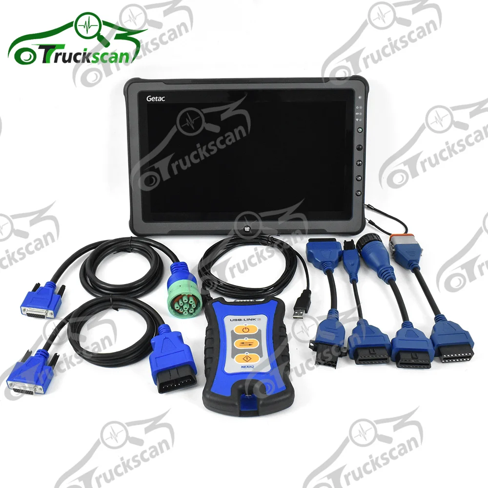 

For Nexiq3 121054 Usb Link3 diagnostic tool Data Link Adapter Truck J1939 DPA5 Diagnostic Tool+F110 Tablet