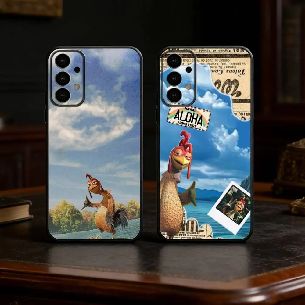 

FUNNY C-Chicken J-Joe Surf Phone Case For Samsung S25,S24,S21,S22,S23,S30,Ultra,S20,Plus,Fe,Lite Black Shell