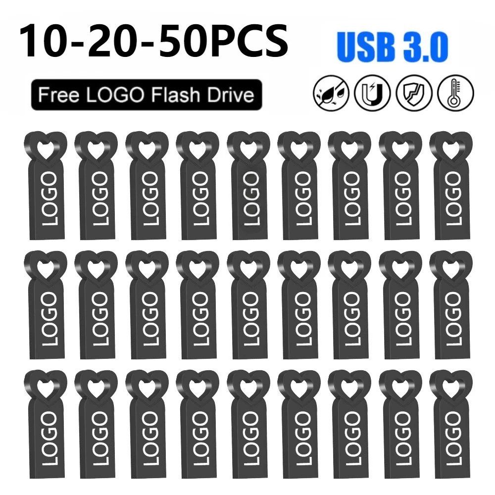 

10/20/50 шт. (нестандартный логотип бесплатно) флэш-накопители USB 3.0 металлические 128 ГБ 64 ГБ черный 32 ГБ флэш-накопитель 16 ГБ флэш-накопитель U диск 8 ГБ 4 ГБ подарок