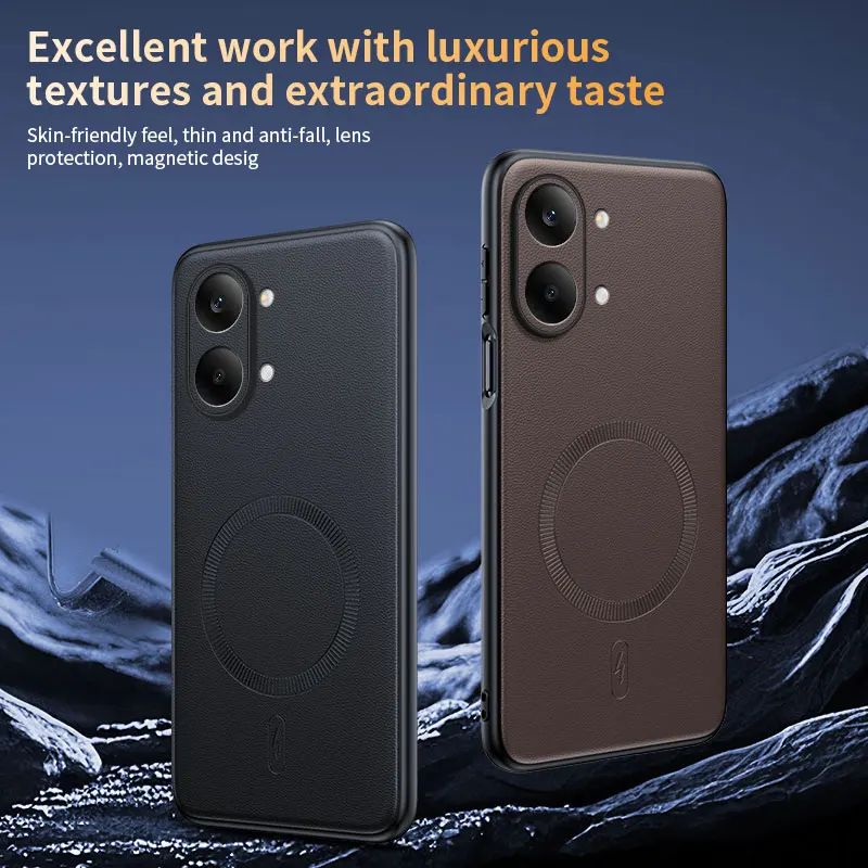 Für Poco X8 Pro Max Hülle Magnetische Leder-Schutzhülle Für Poco X8 Pro Max Anti-Fingerabdruck Rutschfest PC+TPU – Detail 25
