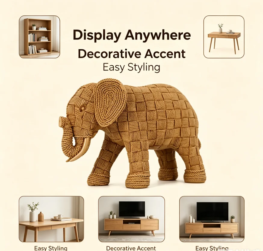 Dekoracje do domu, rękodzieło  – Art Craft Elephant recenzja i cena
