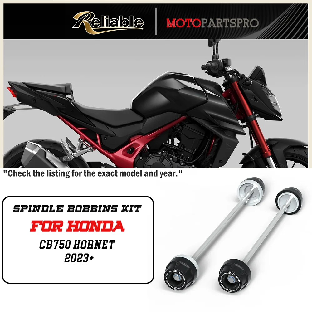 FOR HONDA CB750 Hornet 2023+ Front Rear Wheel Axle Fork Crash Slider Motorcycle Front Rear Swingarm Motorcycle Wheel Protector