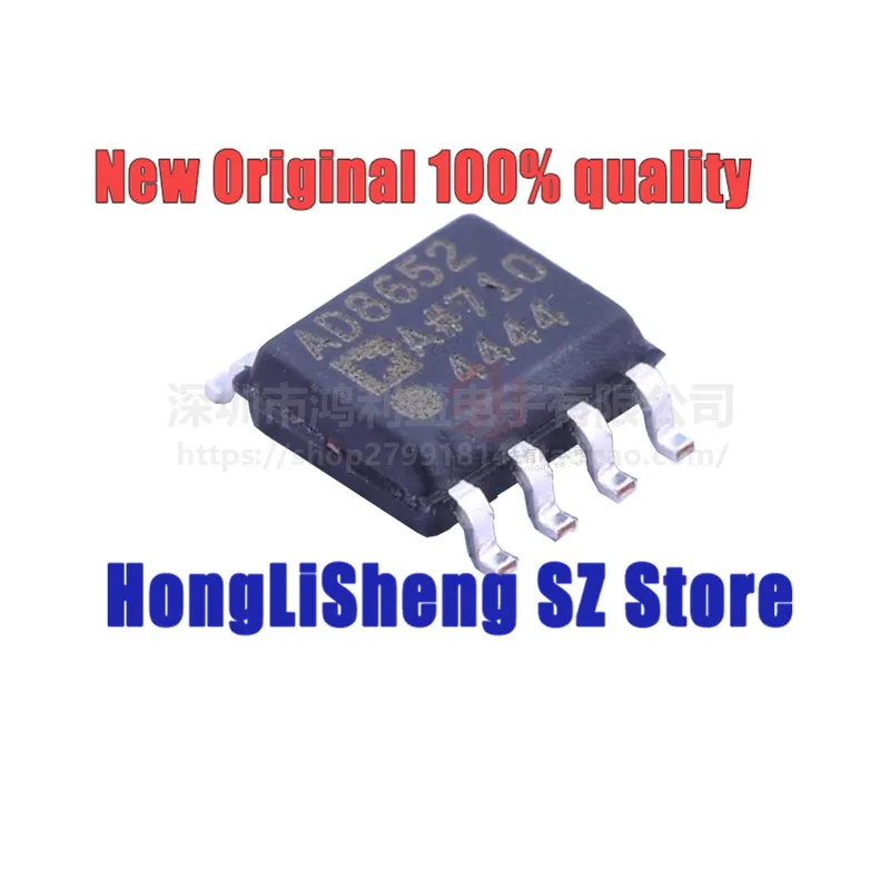 

5 шт./партия, набор микросхем AD8652ARZ AD8652AR AD8652A AD8652 SOP8, 100% новая и оригинальная искусственная кожа
