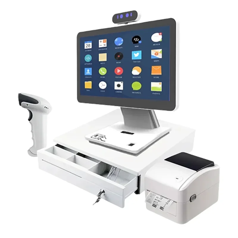 

Machine De Caisse Enregistreuse Complet Tactile Pour Magasin Market Professionnel Restaurant Bar Systems