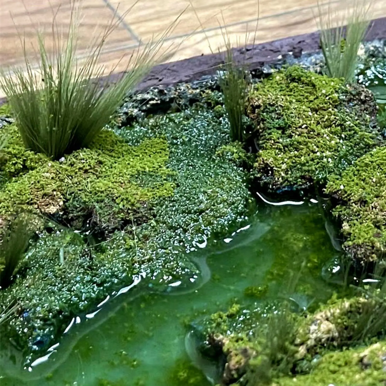 Kit de construction de maquettes de plantes en résine d'herbe longue, matériel d'aménagement paysager de scène statique pour Diorama de Table de sable