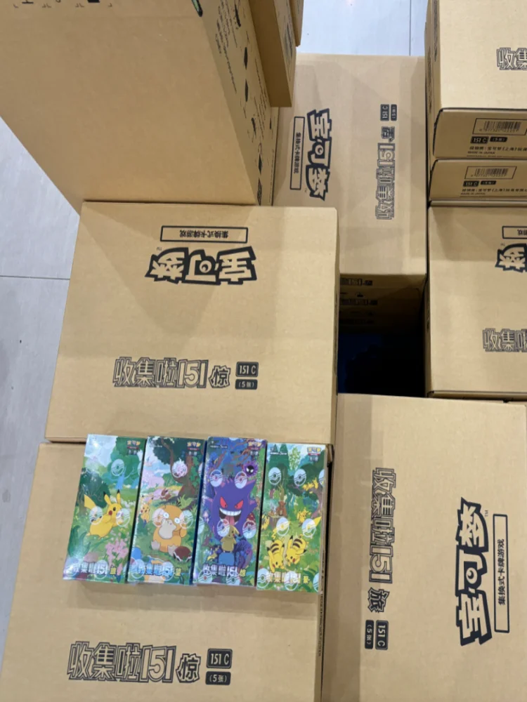 Pokemon Ptcg Simplified Chinese Scarlet Violet 151 Series Trading Cards Rare Gengar Ponyta Collectible Battle Game Card Toy