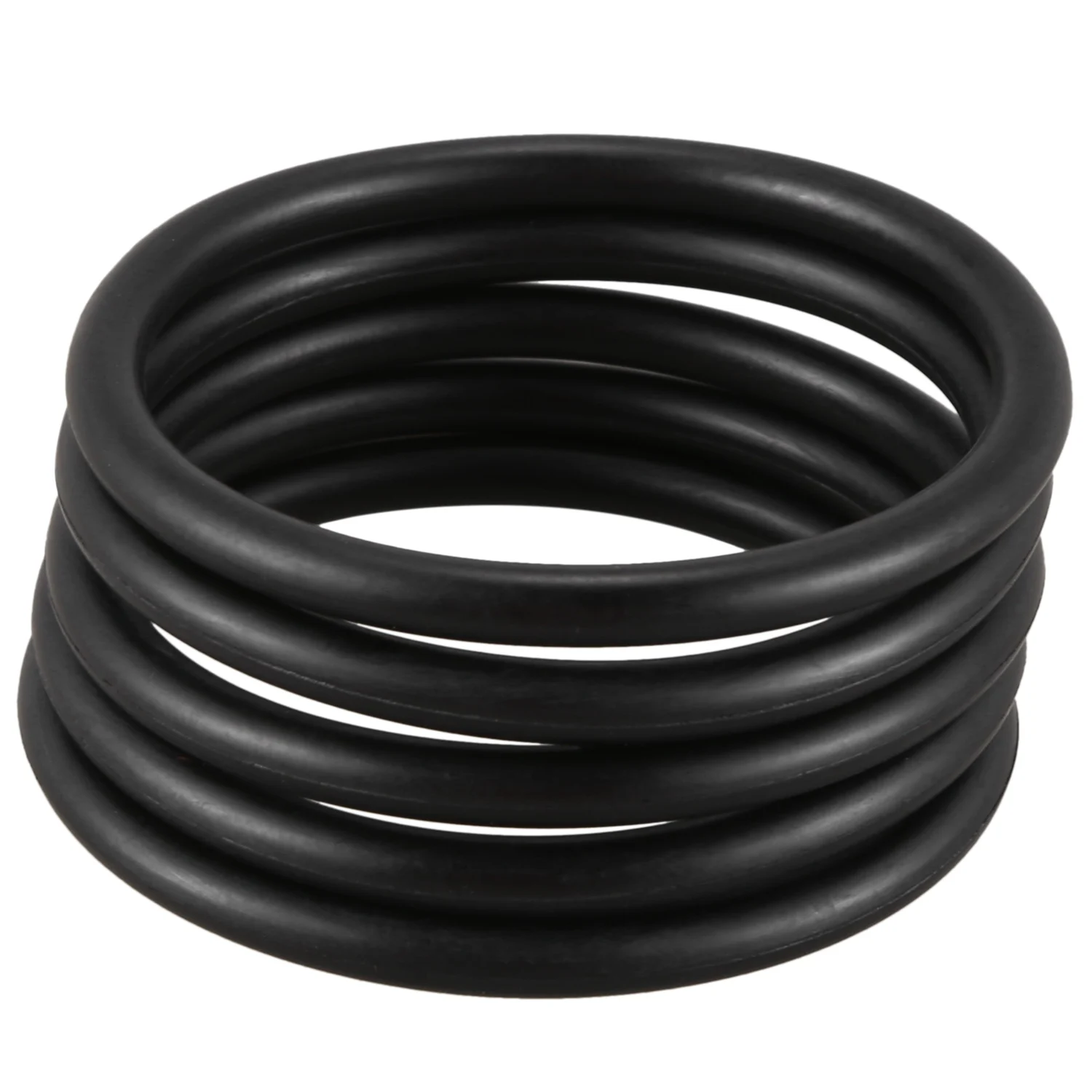 5 Pcs Black Nitrile Rubber O Ring Acrylonitrile Butadiene Seal Grommet 50mm x 4mm