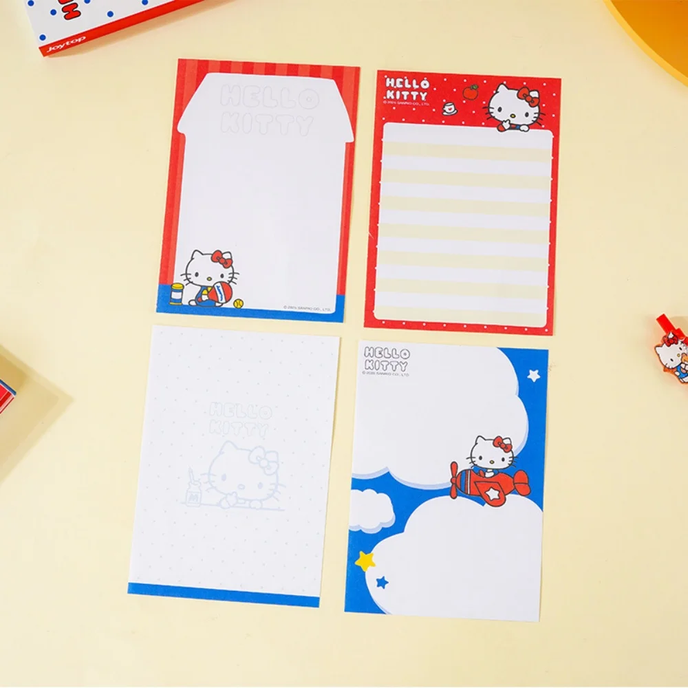 Genuine 100 Sheets Sanrio Hello Kitty Memo Pad Posted It Sticky Note Planner Sticker Notepad School Supplies Students Stationery view 6