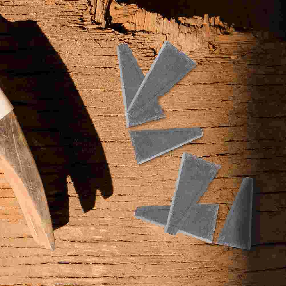 10 Pcs The Hammer Triangle Wedge Axe Handle Fixing Accessory Metal Replacement for Carbon Steel