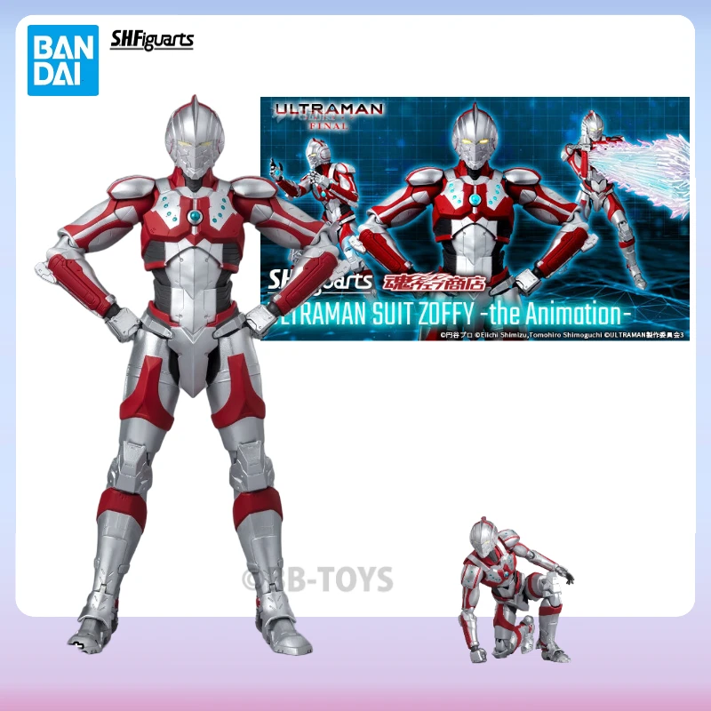 

In Stock Bandai S.H.Figuarts Ultraman Series SHF Zoffy Joints Movable Anime Action figure Toys Collectible Original Box Ornament