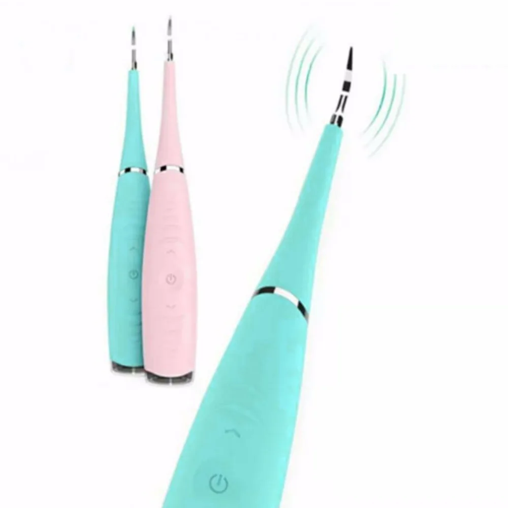 Portable Electric Sonic Dental Oral Irrigator Tooth Calculus Stains Tartar Remover Tooth Cleaner Teeth Whitening Tool