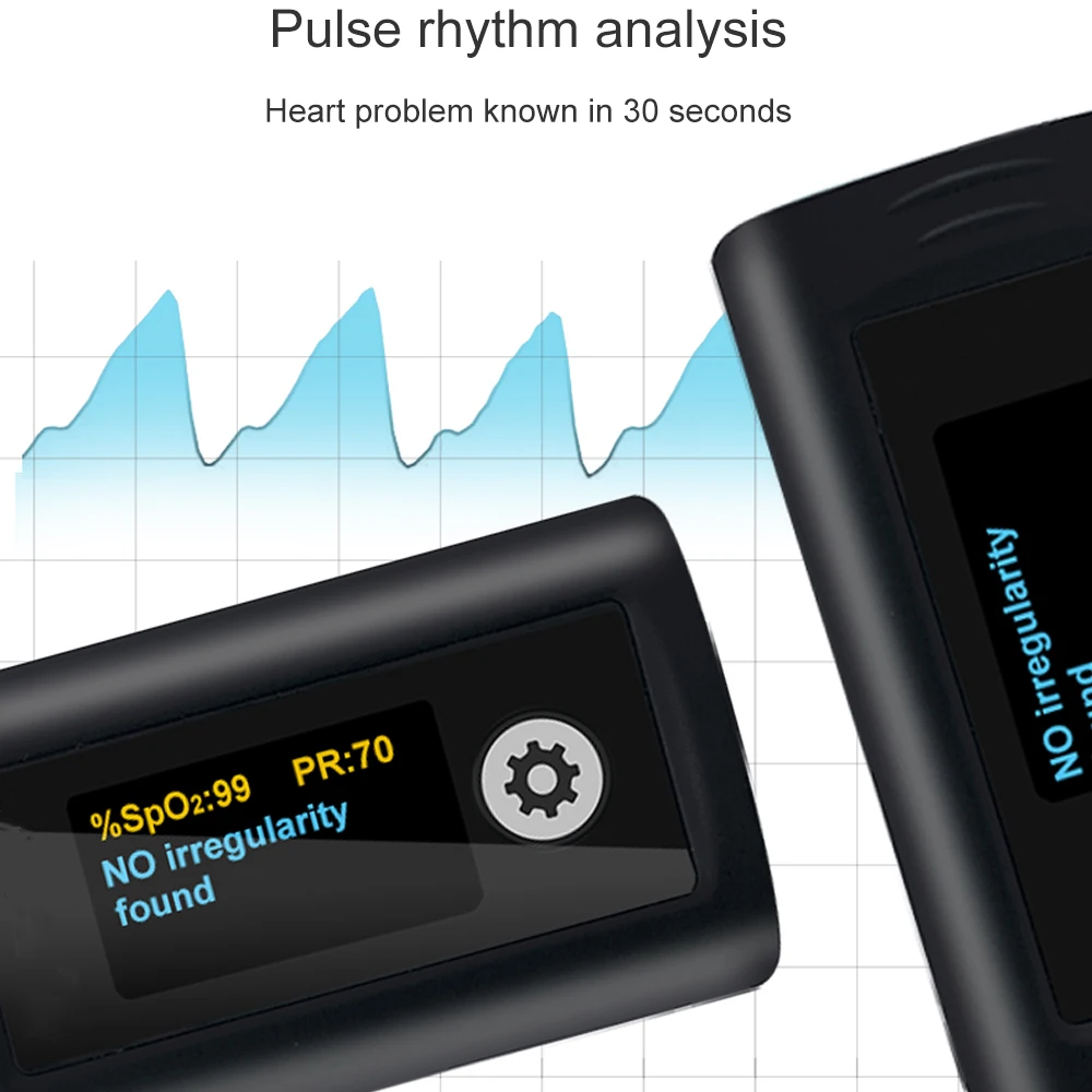 Recordatorio De alarma oxímetro De pulso para la yema del dedo Bluetooth 4,0 Pulsoksymetr sangre Saturimetro oxímetro Oximetro De Dedo registro De datos del sueño