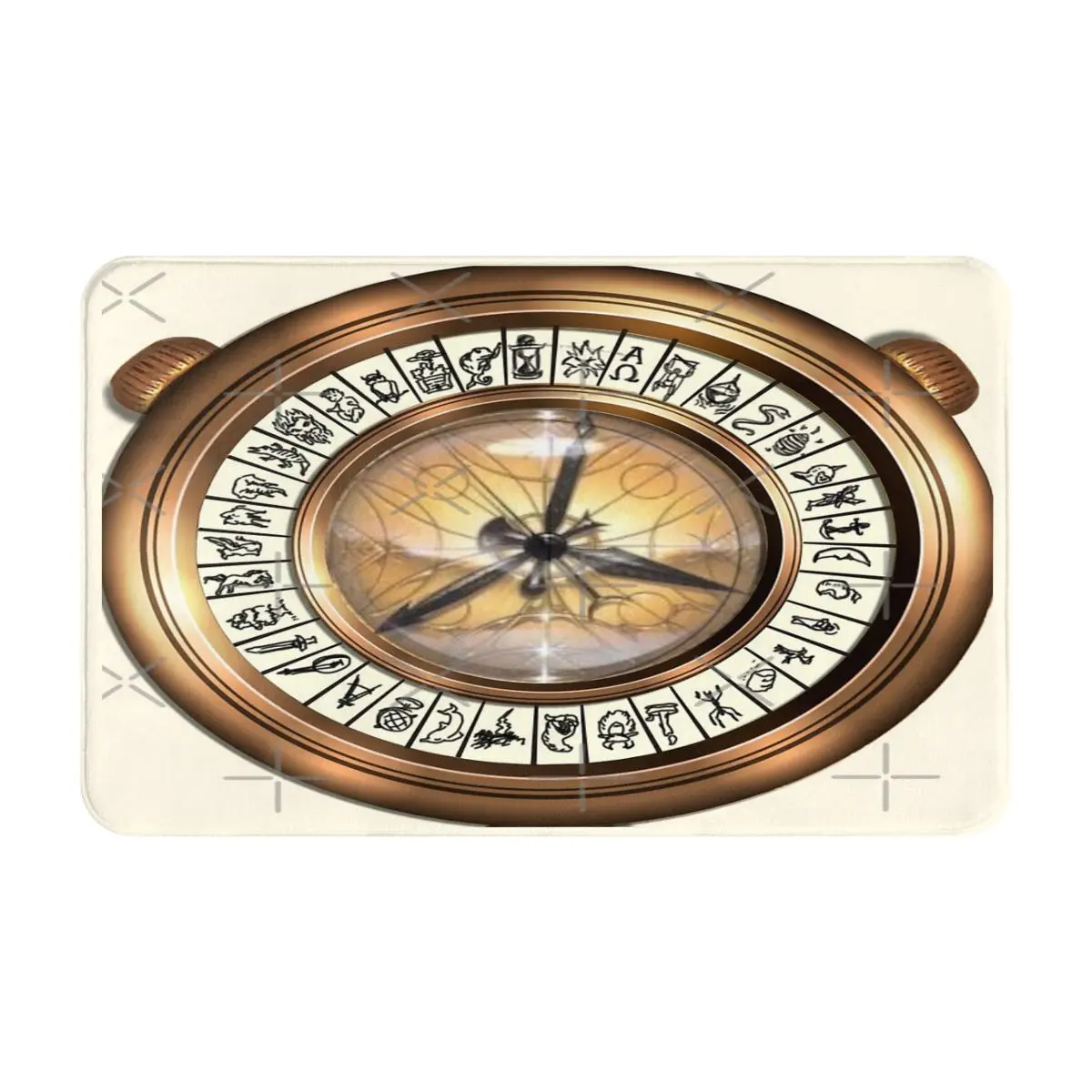 Alethiometer Golden Compass Bath Mat Carpet Door Mat 50x80cm Bathroom Mat Gamer Carpet Rugs For Living Room