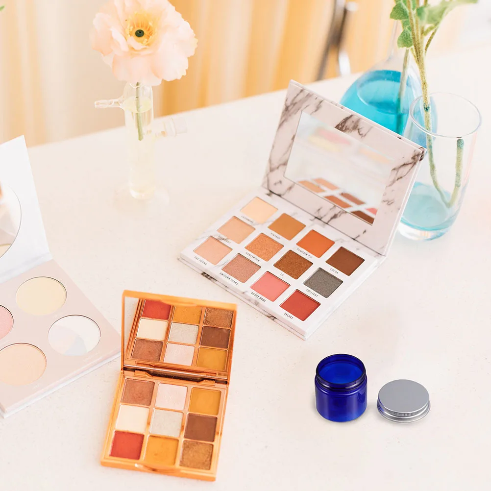 

10Pcs Jars Empty Cream Containers 50g Plastic Storage Pots Portable Travel Box for Shampoo Lotion Cream