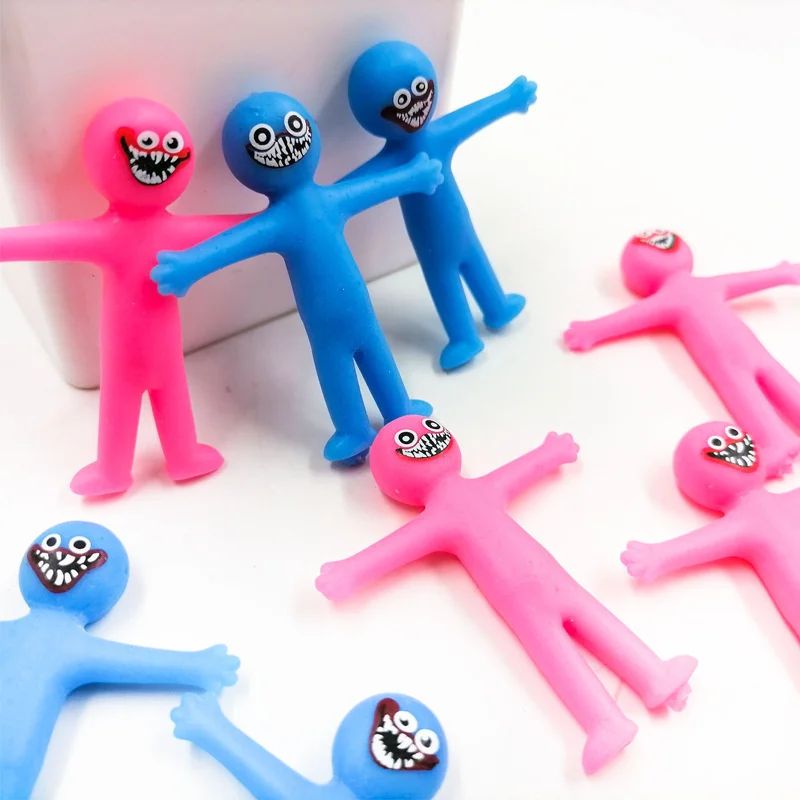 12Pcs New Unique Toy TPR Soft Rubber Pinch Pull Decompression Missile Toy Children's Leisure Fun Funny Toy Birthday Gifts