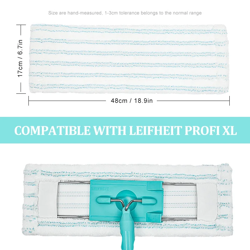 Mop Pad for Leifheit Profi XL/Leifheit Profi Household Microfiber Mop Cloth Washable Replacement Pad Floor Cleaning Supplies