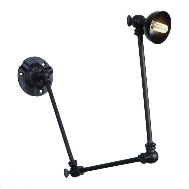 3 Long Arm LED Wall Lights Fixtures Adjustable Swing Loft Industrial Vintage Wall Sconce Luminaire Retro Stair Light