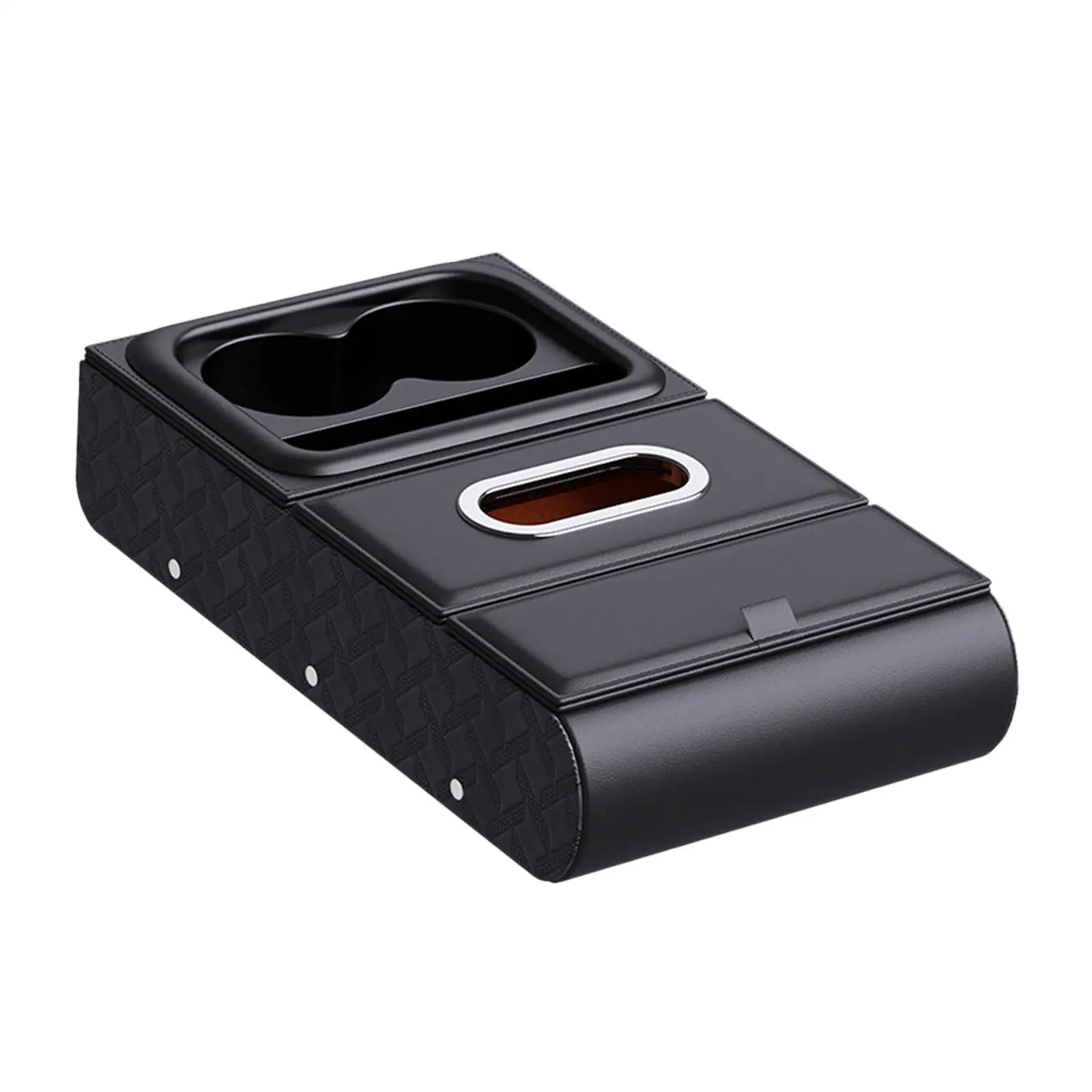 Car Armrest Storage Box Multifunctional Separation Storage System Tissue Box Auto Interior Accessories Cup Holder for Auto