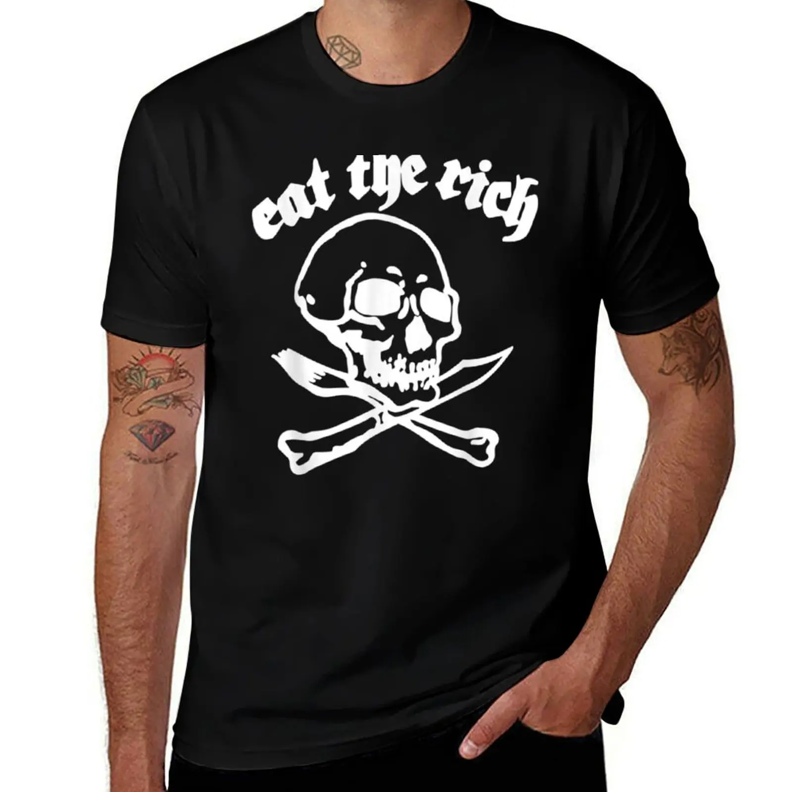 Eat Rich Food Rock T-Shirt vintage t shirts affliction shirts Anime t-shirt graphic t shirts mens t shirt