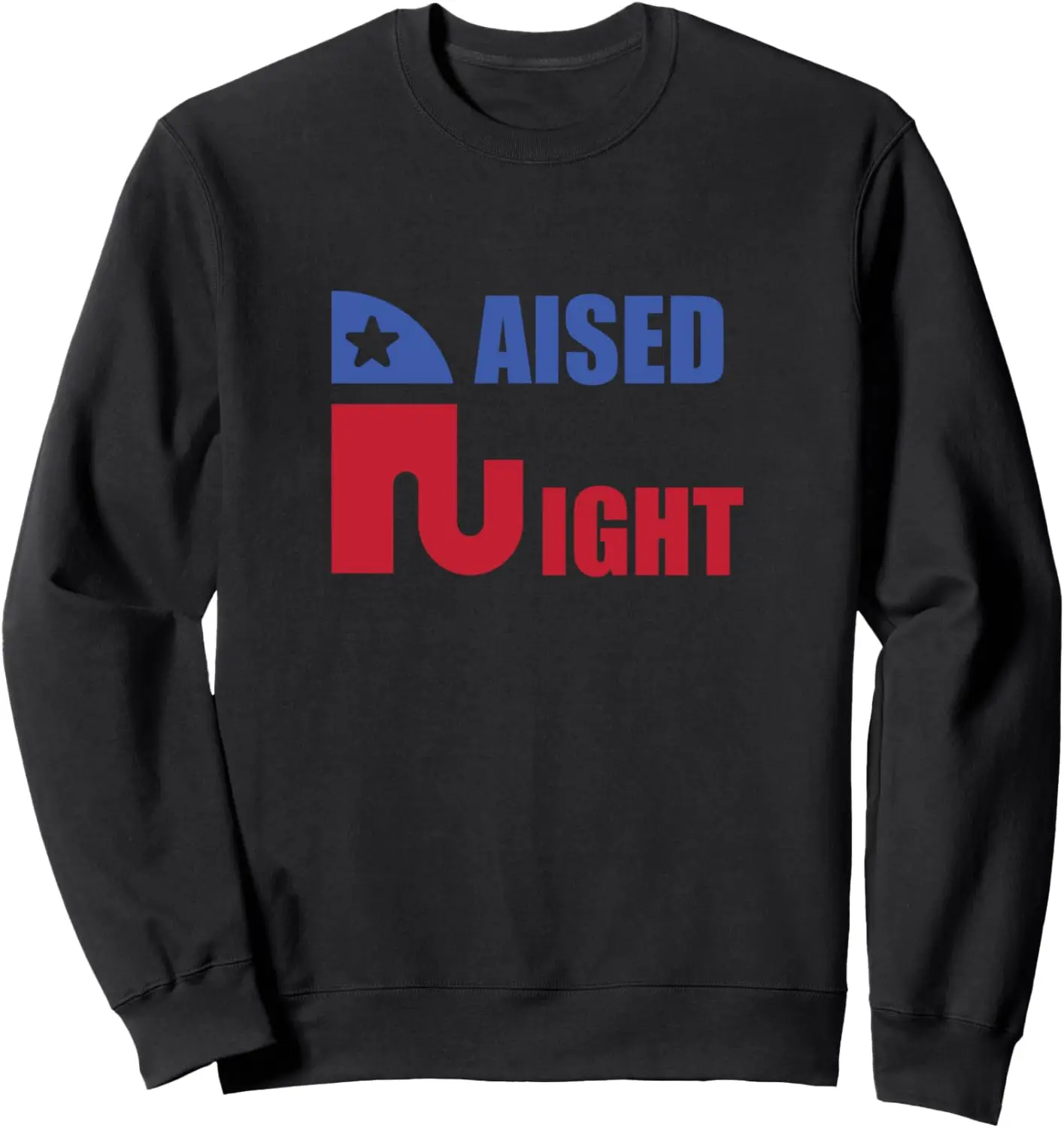 

Raised Right Pro Republican Right Political Activist Gift Sweatshirt