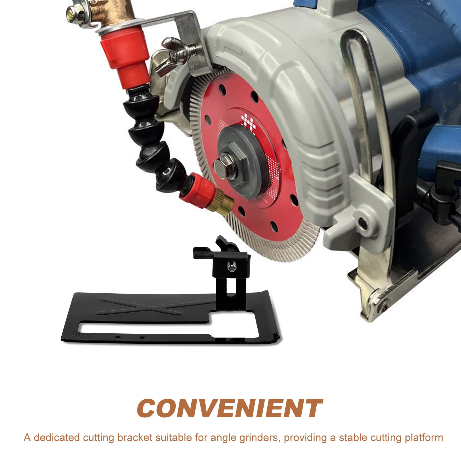 

Angle Grinder Stand Iron Durable Universal Stable Base Adjustable Clamp Holder Support Bracket for Cutting Saw Tool