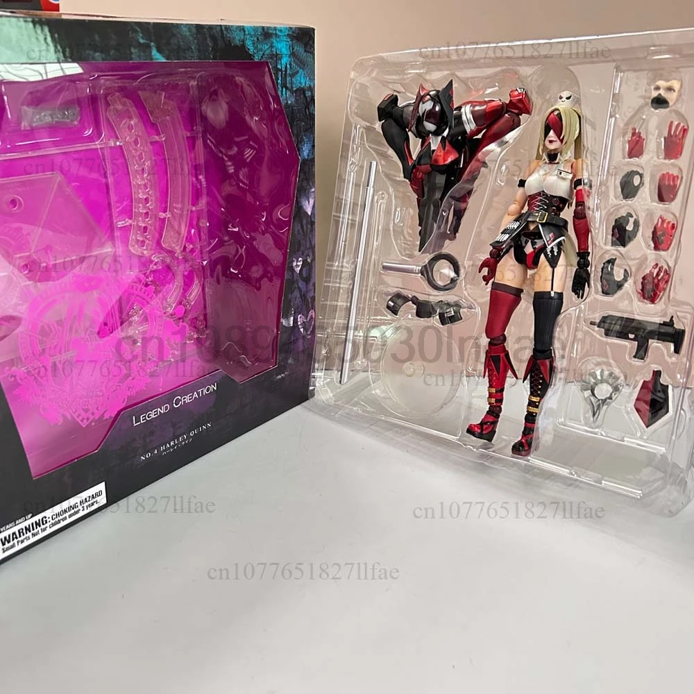 Play Arts KAI Figura Legend Creation NO.4 Harley Quinn Figura sexy 1/6th Scala Action Figure Modello Giocattoli Decorazione della stanza